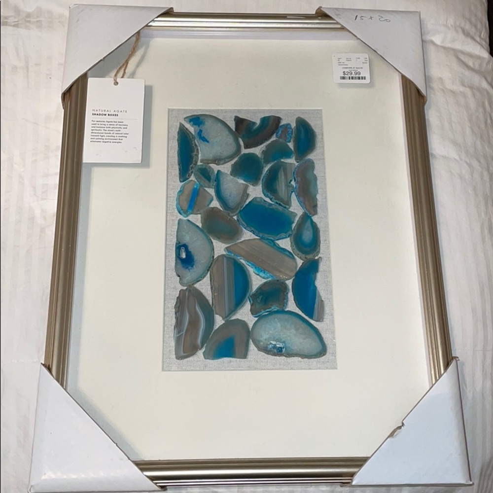 Agate atone picture frame